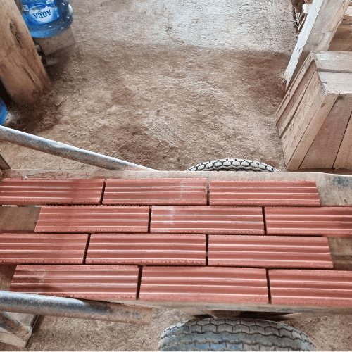 Bata Tempel Cetak Mesin